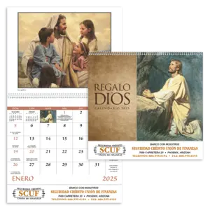 Custom Regalo de Dios without Funeral Calendar Planner - Spiral