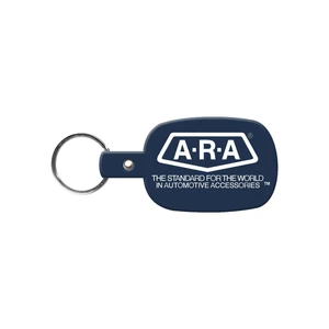 Round Rectangle Flexible Key Tag