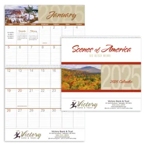 Custom Scenes of America Big Block Memo Calendar