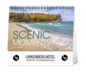 Custom Scenic Moments Large Desk Calendar