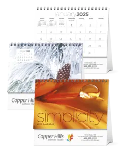 Custom Simplicity Large Desk Calendar