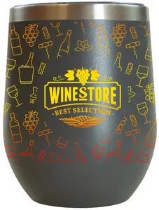 Custom Sipper Wine Tumbler (12 oz)