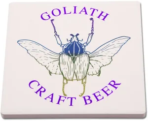 Personalized Square Ceramic Coasters with Logo