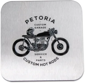 Custom Stainless Steel Square Coasters (1 Color Imprint)