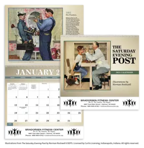 Custom The Saturday Evening Post Deluxe Pocket Calendar