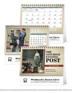 Custom The Saturday Evening Post Large Desk Calendar