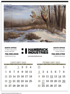 Custom Wildlife Art Calendar