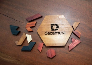 Promotional Wood Hexagon Puzzle