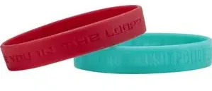 Logo Debossed Silicone Wristband