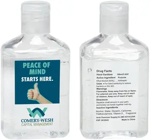 Personalized Defender Hand Sanitizer - 3.4 oz with Vitamin E