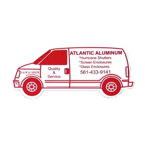 Delivery Van Stock Shape Vinyl Magnet - 20mil