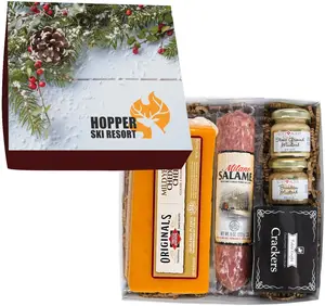 Deluxe Charcuterie Gourmet Meat & Cheese Set Chairman Gift Box