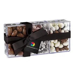 Deluxe Chocolate and Candy Mix 3-Way Box