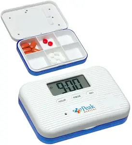 Personalized Deluxe Pillbox Alarm - 6 Compartment