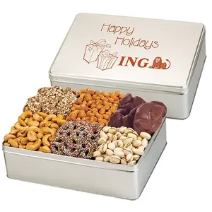 Deluxe Gourmet Treat Assortment Gift Tin