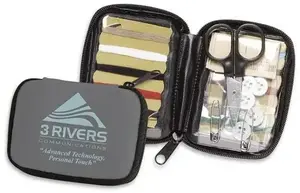 Logo Deluxe Travel Sewing Kit