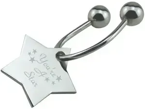 Designer Inspired Star Keytag