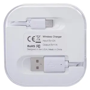 Desktop Wireless Charger with Cable Wrap
