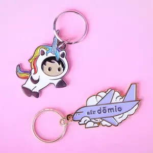 Diestruck Soft Enamel Keychains: Colorfill