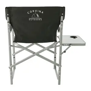 Custom Branded Director's Chair with Side Table - 300lb Capacity