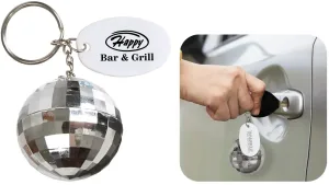Custom Disco Ball Keychain