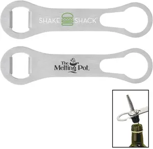 Custom Bartender Speed Opener - Engravable Stainless Steel Bar Blade