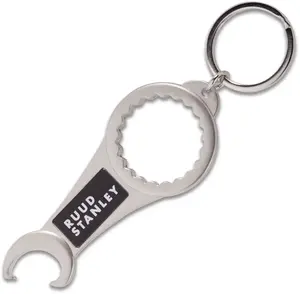 Custom Dual Action Keychain Bottle Opener