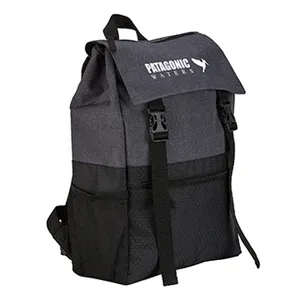 Dual-Strap Laptop Rucksack Backpack (Grey/Black)