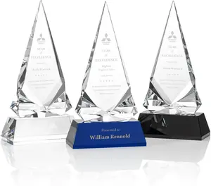 Engraved Crystal Dulverton Recognition Award