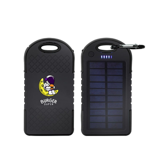 Dunning Solar Power Bank – 4000mAh with Wall Plug & Aluminum Casing
