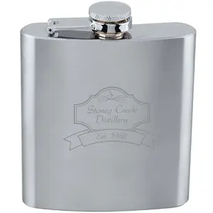 Durable 177 mL Stainless Steel Flask