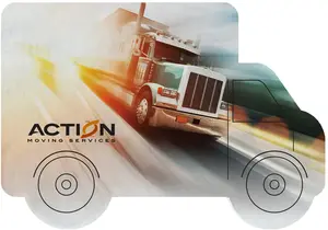 Dye Sublimated Truck Shaped Coaster