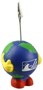 Custom Earthball Stress Reliever Memo Holder