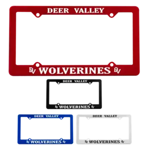 Custom License Frame