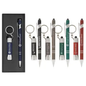 Ellipse & Chroma Softy Metal Pen & Flashlight Gift Set