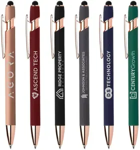 Ellipse Softy Rose Gold Classic Pen w/ Stylus
