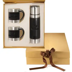 Empire Thermal Bottle & Coffee Cups Gift Set