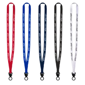 Evolution12 - 1/2" Polyester Welded Lanyard with Trapezoid and Plastic O-Ring