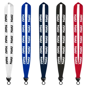 Evolution34 - 3/4" Polyester Welded Lanyard with Trapezoid and Plastic O-Ring