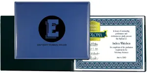 Branded Executive Certificate Holder - 4 Corners