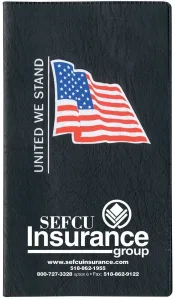 Personalized Executive Monthly Planner (with Pre-Printed Flag and Vinyl Cover)