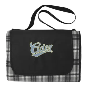 Custom Extra Large Plaid Picnic Blanket - 70" x 80"