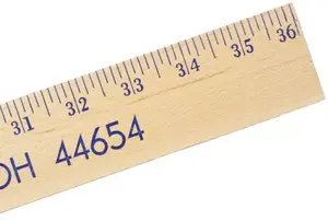 Extra Strength Yardsticks-Clear Lacquer Finish