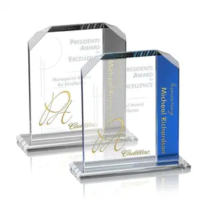 Custom Starfire Crystal Fairbanks Award - Personalized Recognition Gift