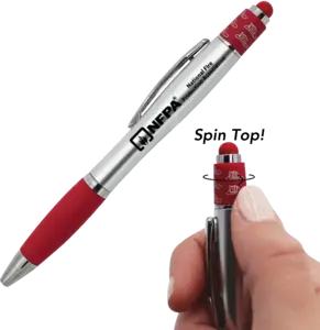 Fire Spin Top Pen/Stylus