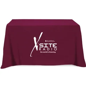 Flat 4-sided Table Cover - fits 4 foot standard table