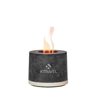 FlikRFire Personal Round Fireplace