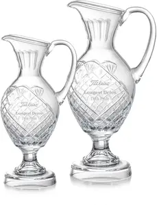 Lead Crystal Logo Flintshire Trophy - Premium Award