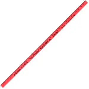 Fluorescent Colorful Enameled Yardstick