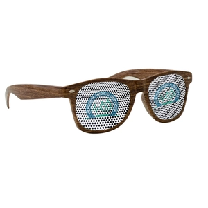 Full Color Wood Grain Miami Sunglasses